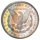1881-S Morgan Silver Dollar PCGS MS-63 Monster Toned End Roll Album Toning