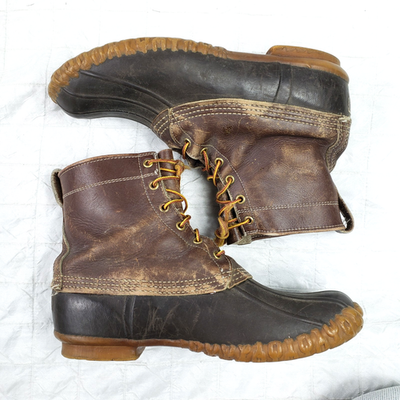 LL Bean Maine Hunting Shoe VTG 70s Duck Boots Mens 11 M  display picture 2