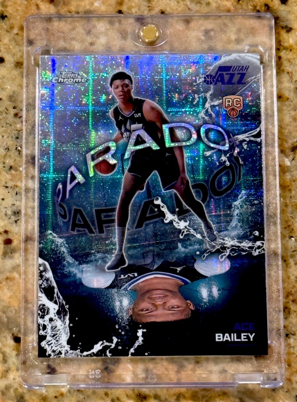 2025-26 Topps Chrome Ace Bailey RC Rookie Paradox Case Hit SSP! Jazz!