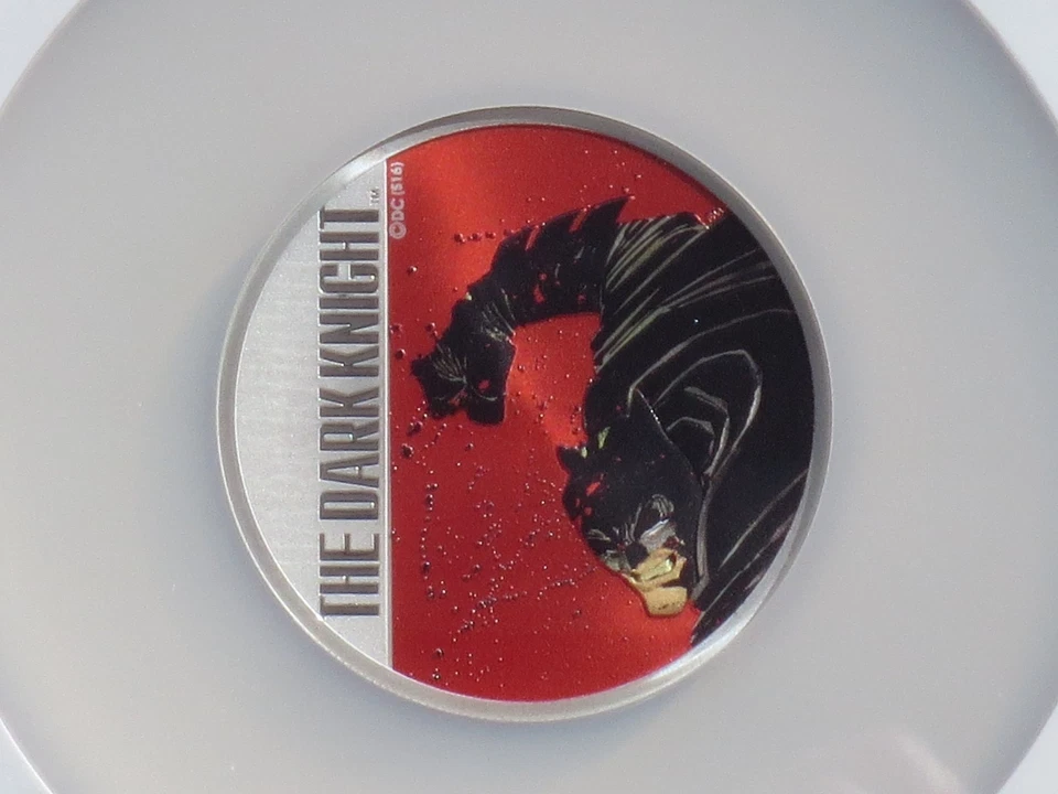 Fiji 2016 THE DARK KNIGHT RETURNS 2 oz PF69 Early Release Ultra Cameo NGC - Image 2 of 4