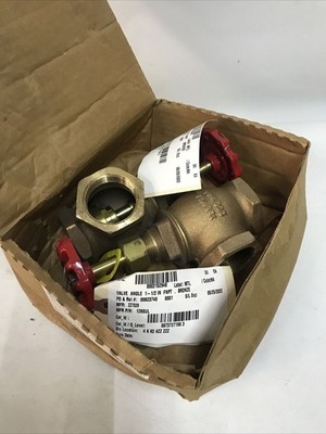 United Brass 126SUL 1-1/2  Angle Valve 125PSI, Threaded