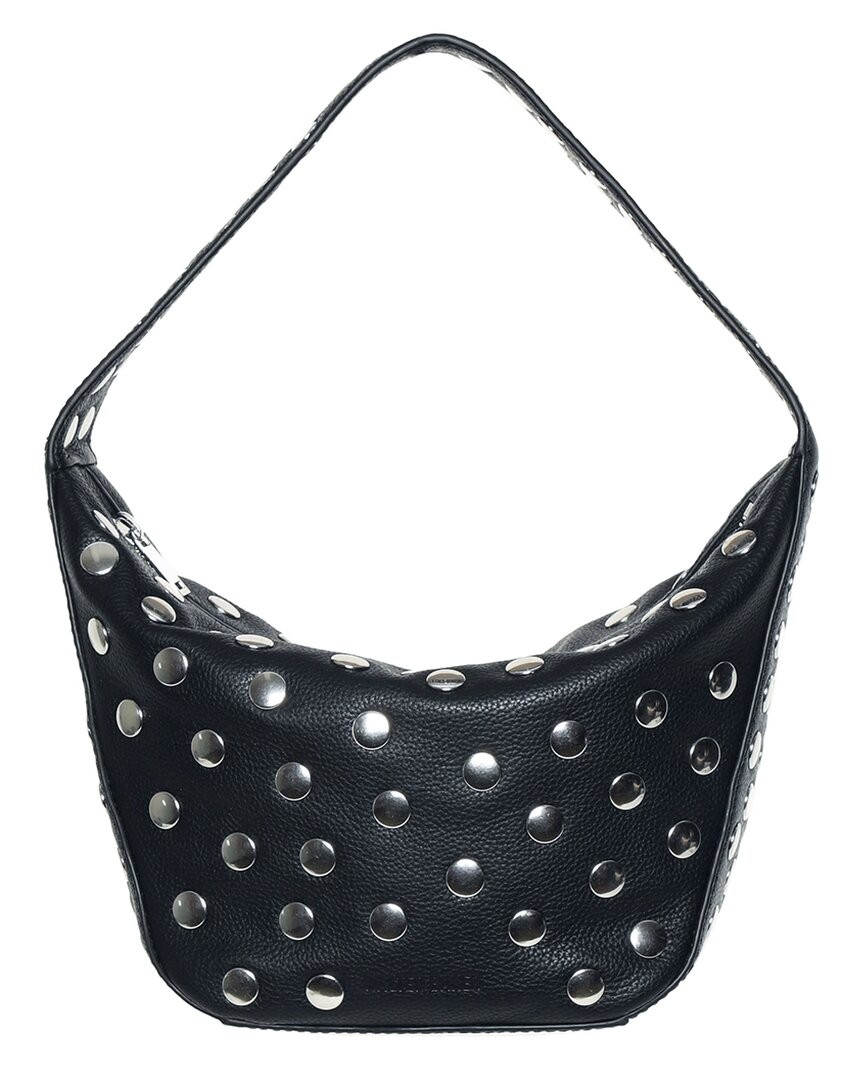 Кожаная сумка Walter Baker Hendrix через плечо Женская черная