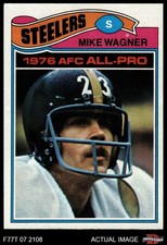 1977 Topps #60 Mike Wagner Steelers Western Illinois 8 - NM/MT