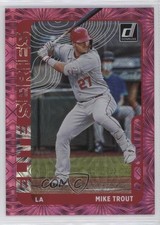 2021 Panini Donruss Elite Series Pink Fireworks Mike Trout #ES2 0tw4