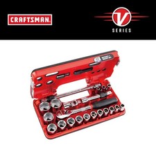 Craftsman V Series 21 Piece 12 Drive Shallow Metric Socket Set Cmmt45755v Craftsman V Series 21 Piece 12 Drive Shallow Metric Socket Set Cmmt45755v