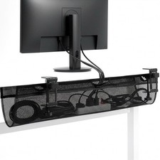 Under Desk Cable Management Net Clamp On Wire Organizer Mesh Tray 36  