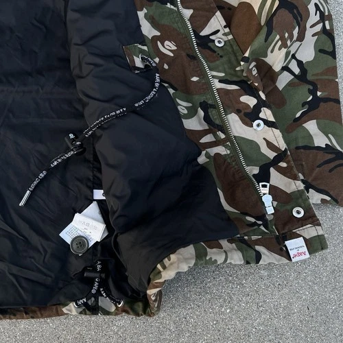 Vintage 2000’s Aape Bape Bathing Ape Full-Zip Military Camo Jacket L image 7