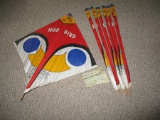 6 Vintage Glite Paper Kites