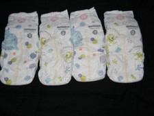 4 Huggies little monsters Disposable Diapers Size 7 over 48 Lb  Lbs.