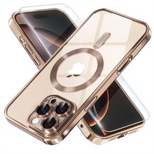 Magnetic Phone Case Screen Protector For iPhone 15 16 Pro Max Lens Protector