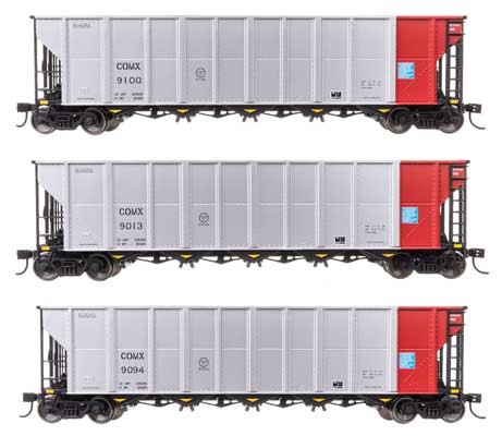 Tolva Walthers Mainline 910-56873 escala HO 50' RD-4 paquete de 3 RTR COMX #9013–9100 | Zustand: New