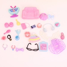 27 pcs Accessories For LPS Mini Pet Toy TV Sofa Wing Skirt Glasses Kid Cute Gift