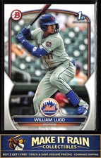 William Lugo 1st 2023 Bowman Prospects #BP-141 New York Mets