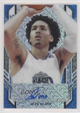 2021-22 Leaf Metal Portrait Auto Blue Mojo 16/20 Jalen Wilson #PA-JW2 Auto v9t