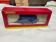 Hornby OO Gauge R6626 Happy Fathers Day Open Blue Wagon Boxed