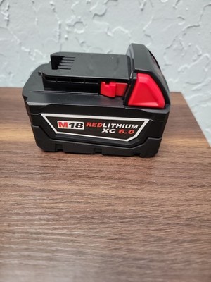   6.0AH Extended Capacity For Milwaukee M18 Lithium ion Battery 48-11-1860