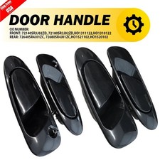 For Honda Civic Del Sol 92-95 Door Handle Outside Exterior Left Right Set Of 4 For Honda Civic Del Sol 92-95 Door Handle Outside Exterior Left Right Set Of 4