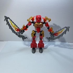 LEGO Bionicle Tahu Master of Fire 70787 Complete Both Masks & Skull Spider