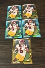 Lot (5) 2026 SAGE Hit Makai Lemon Base & Gold Philadelphia Eagles RC