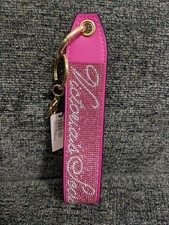 Victoria's Secret Wristlet Strap Keychain Forever Pink Script