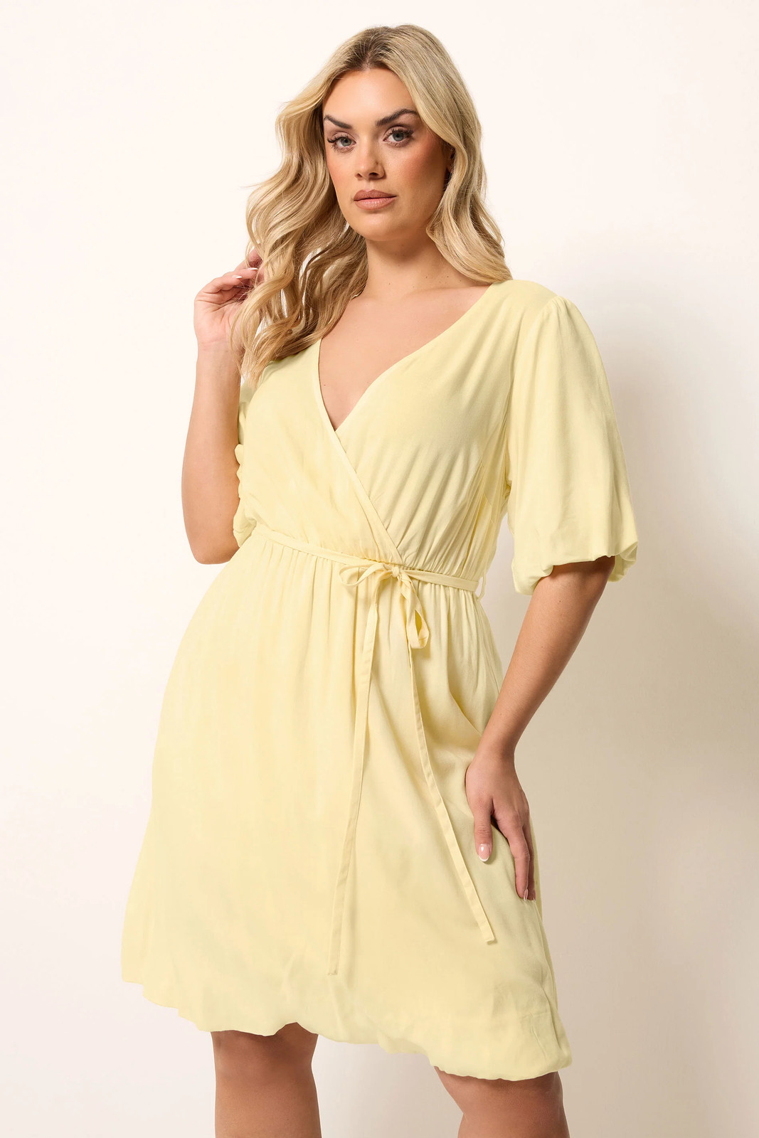 Yours Curve Plus Size Womens Wrap Dress