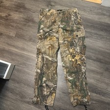 Vintage Realtree Xtra Camo Pants Mens Medium Camouflage Cargo Hunting Redhead