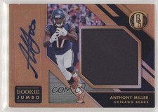 2018 Panini Gold Standard Rookie Jersey Jumbo 12/99 Anthony Miller #319 Auto d4m