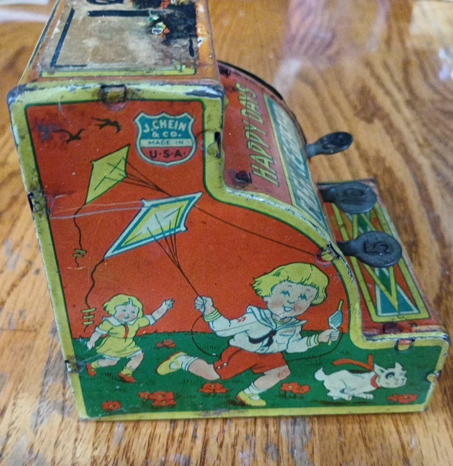 как выглядит J. Chein Co. Vintage Cash Register Happy Days фото