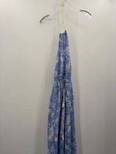 Pre-Owned A Peace Treaty Blue Size XS/S Halter Maxi Sleeveless Dress
