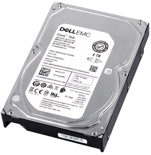 Dell EMC ST4000NM017A 4TB 3.5" 12 Gbps 7.2K RPM SAS Drive 0KRM6X KRM6X - Afbeelding 2 van 2