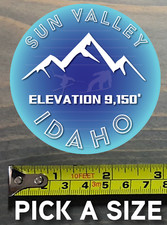 Sun Valley Sticker Decal Mountain Ski Idaho Grand Tetons Snowboard Bogus Basin