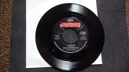 RICK SPRINGFIELD - Bruce / Guenevere 880 405 7 7" 45rpm NM - Picture 2 of 2