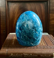 Blue Apatite Free Form Healing Crystal Mineral Stone ….Yoga ,Reiki ,Meditation