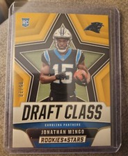 2023 Rookies & Stars Jonathan Mingo Draft Class Rookie Gold #05/10 