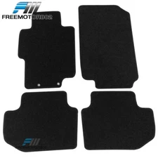 Fits 03-07 Honda Accord Non-Slip Floor Mats Carpets Front Rear Nylon 4PC Black