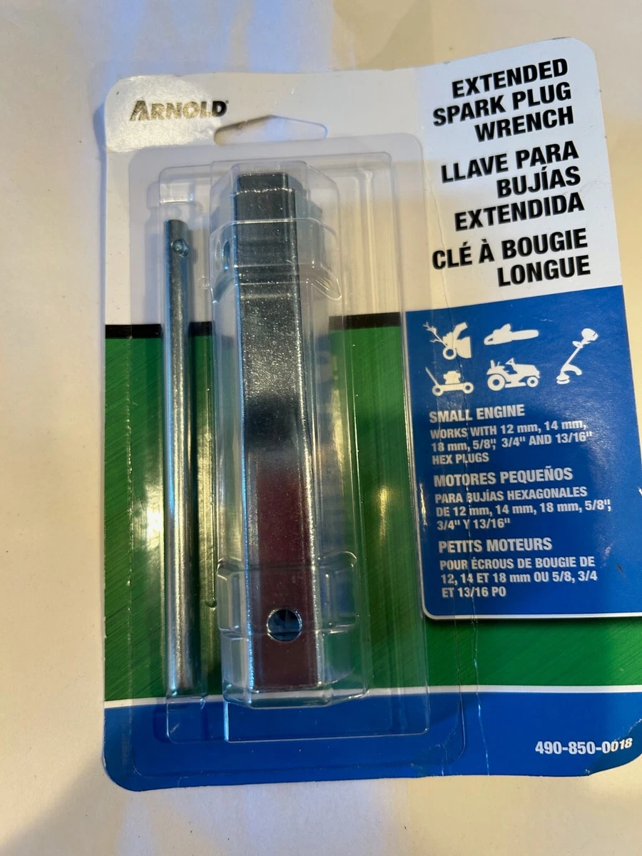 ARNOLD Extended Spark Plug Wrench Small Engine 490 850 0018 NEW never opened