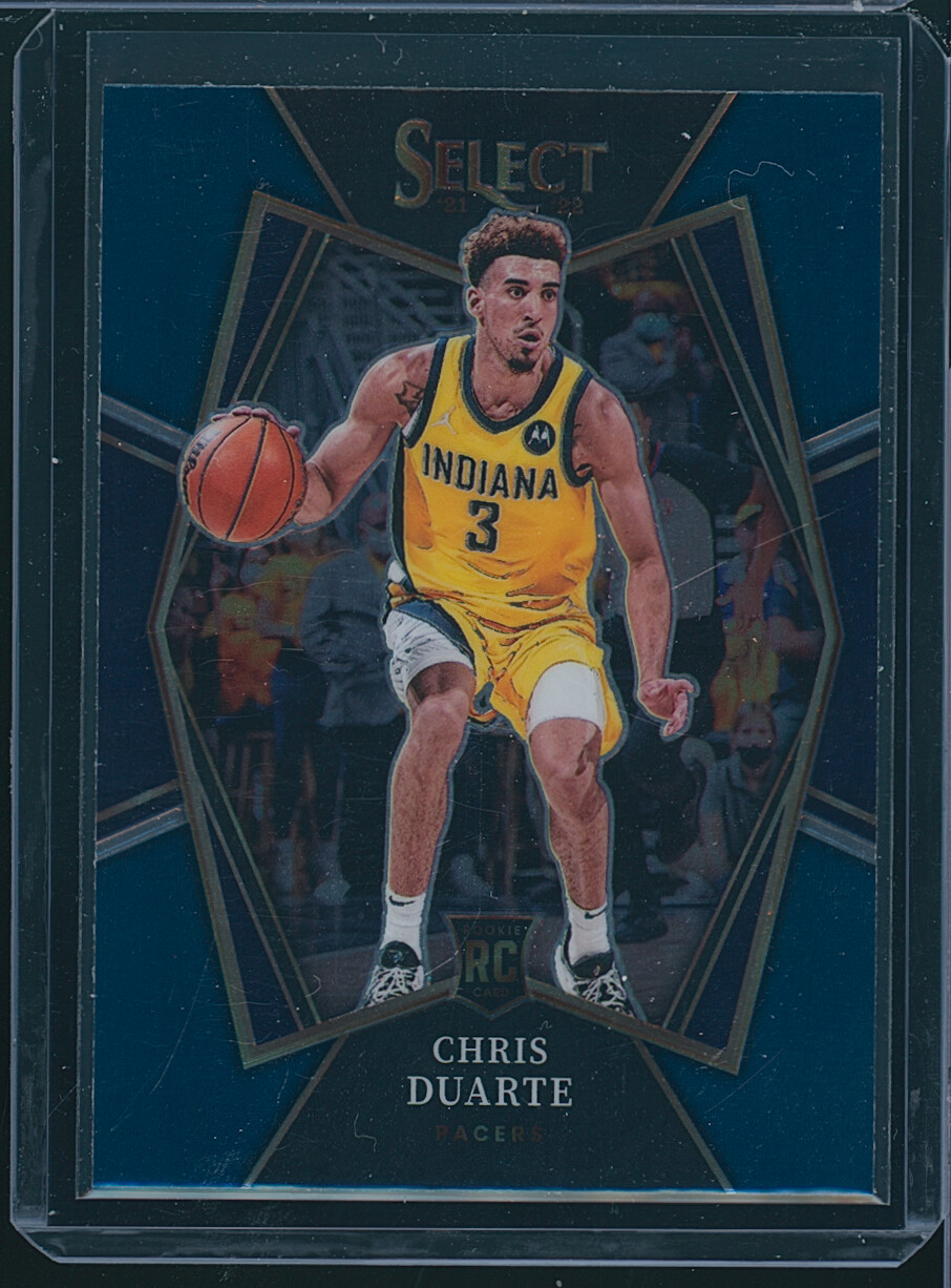 2021-22 Panini Select Premier Level Chris Duarte Indiana Pacers AA-2629
