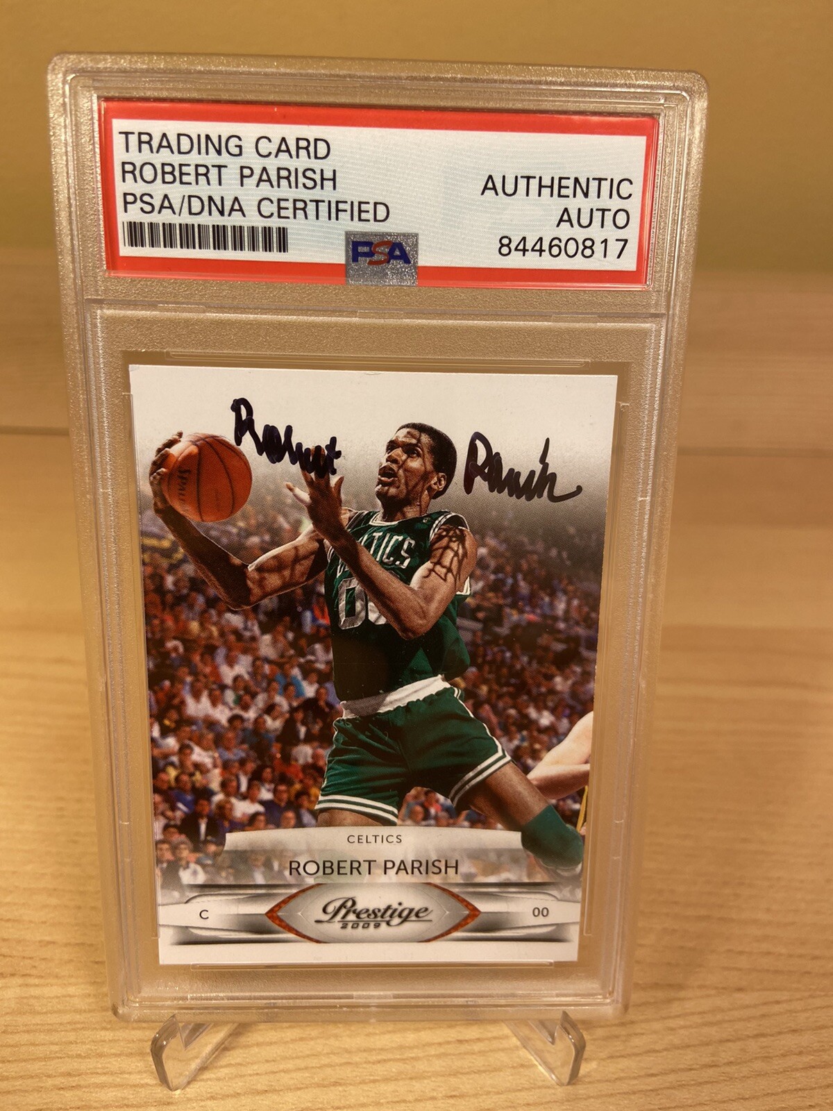 Robert Parish Boston Celtics NBA HOF Autographed Signed PSA Slabbed Card  COA | eBay