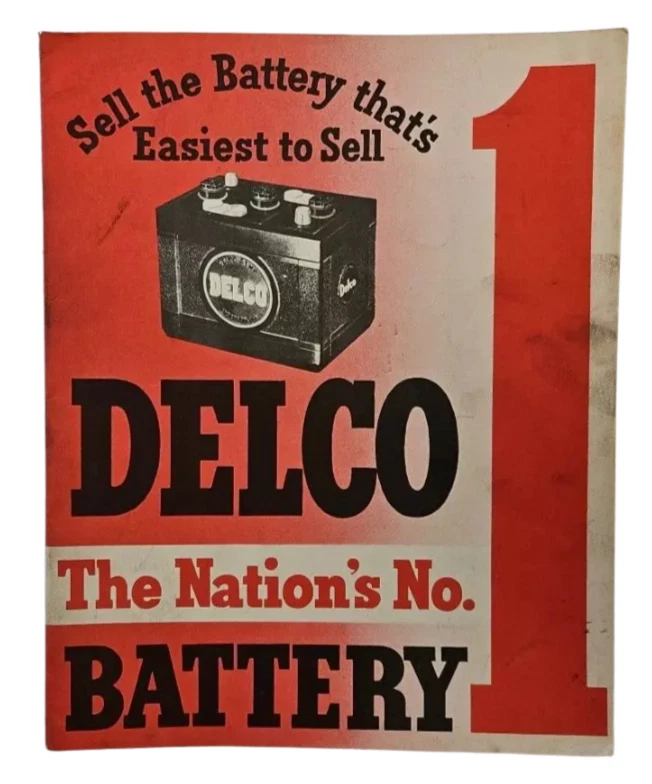1950 Ford Chevrolet Chrysler AMC Dodge Unido Motores Delco Batería Sales Catalog - Imagen 2 de 4