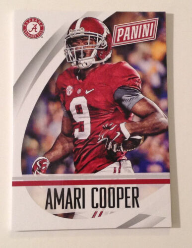 2015 Panini National Thick Stock NCAA (50 Made) AMARI COOPER Alabama RC #51 - Picture 1 of 1