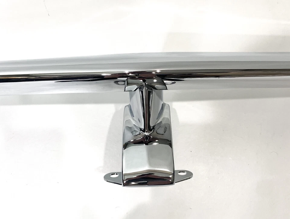 Protetor de grade de para-choque dianteiro cromado com balas de borracha para 1959 Chevy Impala - Imagem 4 de 4