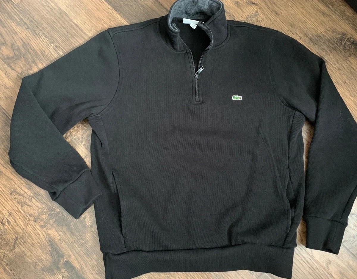 Half zip cheap sweater lacoste