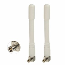 2-Pack White 4G LTE TS9 Antenna for Huawei Netgear 4G LTE MiFi Mobile Hotspot