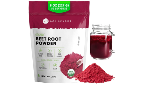 Poudre De Betterave Biologique Kate Naturals - 227g (8 Oz) - Pour Smoothies