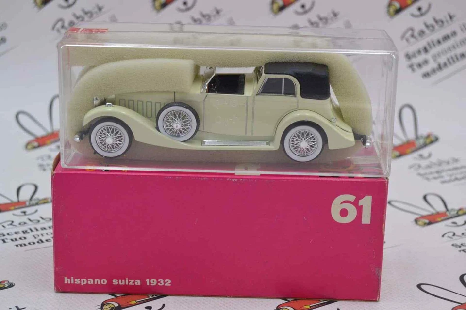 DIE CAST 1/43 " HISPANO SUIZA - 1932 " N. 61 RIO - Immagine 3 di 3