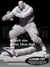 Game Hot Barret Wallace tough guy muscle strong Resin 3D Print GK Kit Figure