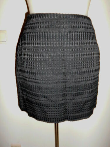 Jupe Crayon Taille Haute CHACOK Imprimé Fond Rouge Motifs - Taille 38, Neuve