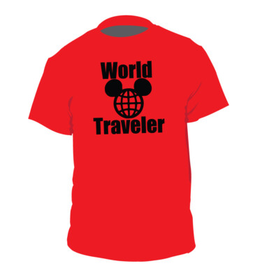 Disney World Traveler shirt Epcot Disneyland Dad Mom Kids Mickey Mouse  Vacation
