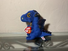 TY Beanie Boos Saffire Blue Dragon 6" New With Tags