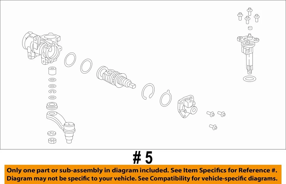 Used Rack and Pinion Assembly fits: 2006 Cadillac Escalade Power Steering 4x2 w/ - Изображение 4 из 4